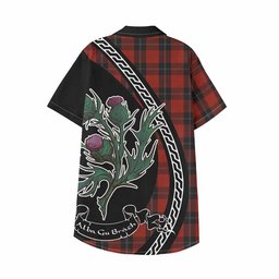 ScotsTee Shop Ramsay Family Crest Tartan Kid Hawaiian Shirt Alba Thistle Inspired