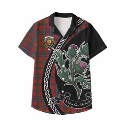 ScotsTee Shop Sinclair Family Crest Tartan Kid Hawaiian Shirt Alba Thistle Inspired