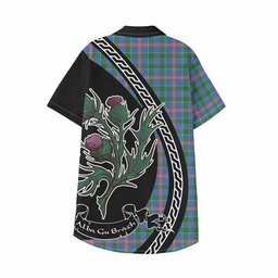 ScotsTee Shop Ralston Family Crest Tartan Kid Hawaiian Shirt Alba Thistle Inspired