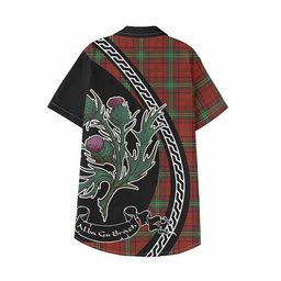 ScotsTee Shop Seton Family Crest Tartan Kid Hawaiian Shirt Alba Thistle Inspired