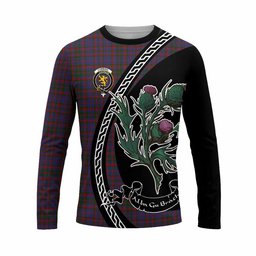 ScotsTee Shop Scottish Cumming Family Crest Tartan Cotton T-shirt Alba Thistle Inspired