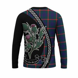 ScotsTee Shop Scottish Agnew Family Crest Tartan Cotton T-shirt Alba Thistle Inspired