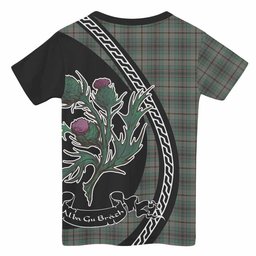 ScotsTee Shop Scottish Craig Family Crest Tartan Cotton T-shirt Alba Thistle Inspired