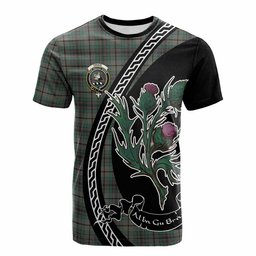ScotsTee Shop Scottish Craig Family Crest Tartan Cotton T-shirt Alba Thistle Inspired