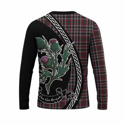 ScotsTee Shop Scottish Borthwick Family Crest Tartan Cotton T-shirt Alba Thistle Inspired