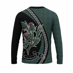 ScotsTee Shop Scottish Arbuthnot Family Crest Tartan Cotton T-shirt Alba Thistle Inspired