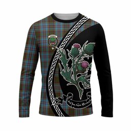 ScotsTee Shop Scottish Anderson Family Crest Tartan Cotton T-shirt Alba Thistle Inspired