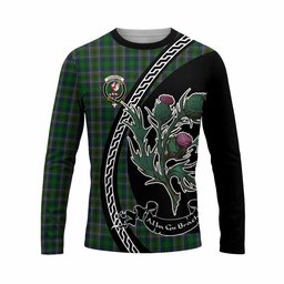 ScotsTee Shop Scottish Cockburn Family Crest Tartan Cotton T-shirt Alba Thistle Inspired