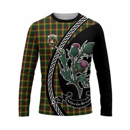 ScotsTee Shop Scottish MacMillan (McMillan) Family Crest Tartan Cotton T-shirt Alba Thistle Inspired