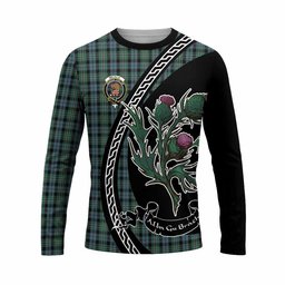 ScotsTee Shop Scottish Melville Family Crest Tartan Cotton T-shirt Alba Thistle Inspired