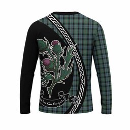 ScotsTee Shop Scottish Melville Family Crest Tartan Cotton T-shirt Alba Thistle Inspired