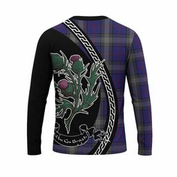 ScotsTee Shop Scottish Kinnaird Family Crest Tartan Cotton T-shirt Alba Thistle Inspired
