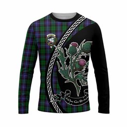 ScotsTee Shop Scottish Galbraith Family Crest Tartan Cotton T-shirt Alba Thistle Inspired
