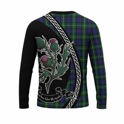 ScotsTee Shop Scottish Forbes Family Crest Tartan Cotton T-shirt Alba Thistle Inspired