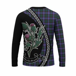 ScotsTee Shop Scottish Hunter (Hunterston) Family Crest Tartan Cotton T-shirt Alba Thistle Inspired