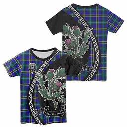 ScotsTee Shop Scottish Hope Family Crest Tartan Cotton T-shirt Alba Thistle Inspired