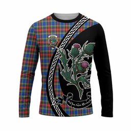 ScotsTee Shop Scottish MacBeth (McBeth) Family Crest Tartan Cotton T-shirt Alba Thistle Inspired
