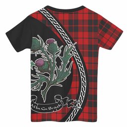 ScotsTee Shop Scottish Hogg (Hog) Family Crest Tartan Cotton T-shirt Alba Thistle Inspired