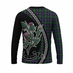 ScotsTee Shop Scottish MacCallum (McCallum) Family Crest Tartan Cotton T-shirt Alba Thistle Inspired