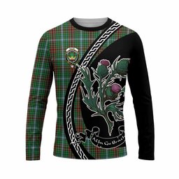 ScotsTee Shop Scottish Gayre Family Crest Tartan Cotton T-shirt Alba Thistle Inspired