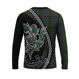 ScotsTee Shop Scottish MacInnes (McInnes) Family Crest Tartan Cotton T-shirt Alba Thistle Inspired
