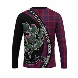 ScotsTee Shop Scottish McCall (Caithness) Family Crest Tartan Cotton T-shirt Alba Thistle Inspired