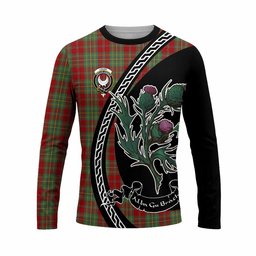 ScotsTee Shop Scottish Leask Family Crest Tartan Cotton T-shirt Alba Thistle Inspired