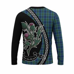 ScotsTee Shop Scottish Keith Family Crest Tartan Cotton T-shirt Alba Thistle Inspired