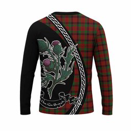 ScotsTee Shop Scottish MacNicol (McNicol) Family Crest Tartan Cotton T-shirt Alba Thistle Inspired