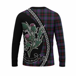 ScotsTee Shop Scottish Nairn Family Crest Tartan Cotton T-shirt Alba Thistle Inspired
