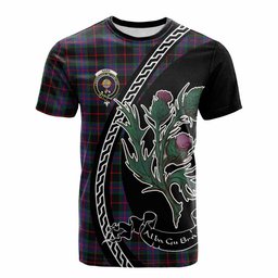 ScotsTee Shop Scottish Nairn Family Crest Tartan Cotton T-shirt Alba Thistle Inspired