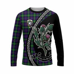ScotsTee Shop Scottish Inglis Family Crest Tartan Cotton T-shirt Alba Thistle Inspired