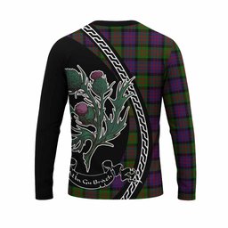 ScotsTee Shop Scottish MacDonald (McDonald) Family Crest Tartan Cotton T-shirt Alba Thistle Inspired