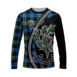 ScotsTee Shop Scottish Guthrie Family Crest Tartan Cotton T-shirt Alba Thistle Inspired