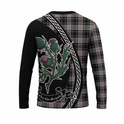 ScotsTee Shop Scottish Moffat Family Crest Tartan Cotton T-shirt Alba Thistle Inspired