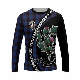 ScotsTee Shop Scottish Home (Hume) Family Crest Tartan Cotton T-shirt Alba Thistle Inspired