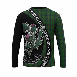 ScotsTee Shop Scottish Kennedy Family Crest Tartan Cotton T-shirt Alba Thistle Inspired