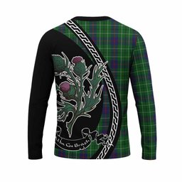 ScotsTee Shop Scottish Duncan Family Crest Tartan Cotton T-shirt Alba Thistle Inspired