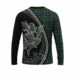 ScotsTee Shop Scottish Rollo Family Crest Tartan Cotton T-shirt Alba Thistle Inspired