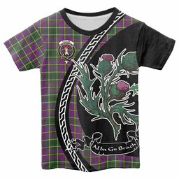ScotsTee Shop Scottish Taylor (Tailyour) Family Crest Tartan Cotton T-shirt Alba Thistle Inspired