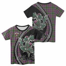 ScotsTee Shop Scottish Taylor (Tailyour) Family Crest Tartan Cotton T-shirt Alba Thistle Inspired