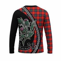 ScotsTee Shop Scottish Ruthven Family Crest Tartan Cotton T-shirt Alba Thistle Inspired