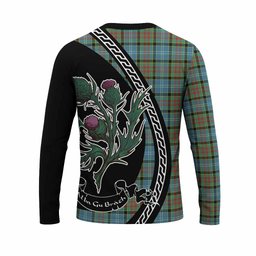 ScotsTee Shop Scottish Paisley Family Crest Tartan Cotton T-shirt Alba Thistle Inspired