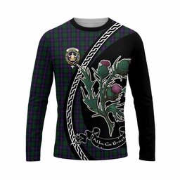 ScotsTee Shop Scottish Urquhart Family Crest Tartan Cotton T-shirt Alba Thistle Inspired