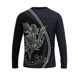 ScotsTee Shop Scottish Urquhart Family Crest Tartan Cotton T-shirt Alba Thistle Inspired