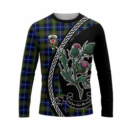 ScotsTee Shop Scottish Smith Family Crest Tartan Cotton T-shirt Alba Thistle Inspired