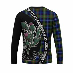 ScotsTee Shop Scottish Smith Family Crest Tartan Cotton T-shirt Alba Thistle Inspired