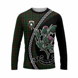 ScotsTee Shop Scottish Tennant Family Crest Tartan Cotton T-shirt Alba Thistle Inspired