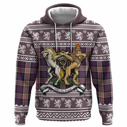 ScotsTee Shop Scottish Carnegie Clan Tartan Crest Christmas Hoodie Coat of Arms Funny Style