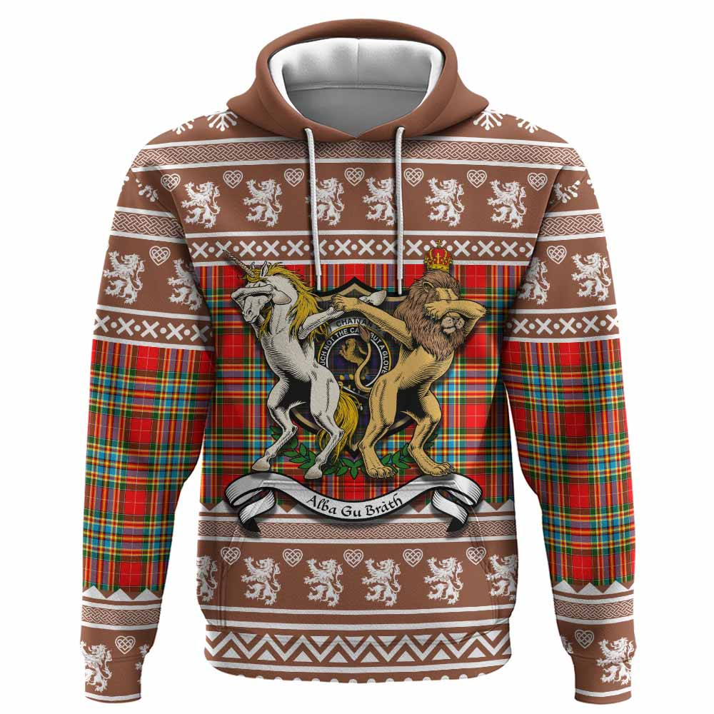 ScotsTee Shop Scottish Chattan Clan Tartan Crest Christmas Hoodie Coat of Arms Funny Style